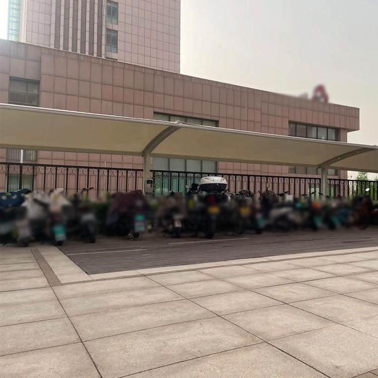 绍兴膜结构电动车棚